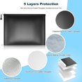 thumbnail image 5 of facefd Pochette de Documents Imperméable Portable Ignifuge pour Argent pour Contrat Grande, 5 of 5
