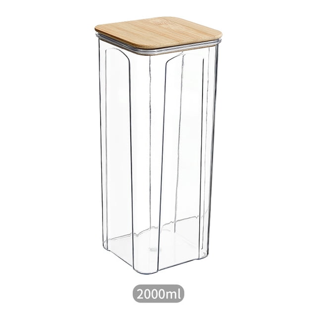 EGNMCR Lunch Bags for Women Lunch Box Bento Box BAMBOOSs Covered Five Grain And Miscellaneous Grain Sealed Container Plastic Transparent Storage Tank STORAGE TANK
