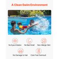 thumbnail image 3 of KFFKFF Salt Water Chlorinator System, Pool Chlorination Cell Fits for Hayward W3T-Cell-9 (T9), Pool Cell Salt Water System for In-Ground Swimming Pools up to 25,000 Gallons, 15 ft Power Line, White, 3 of 9