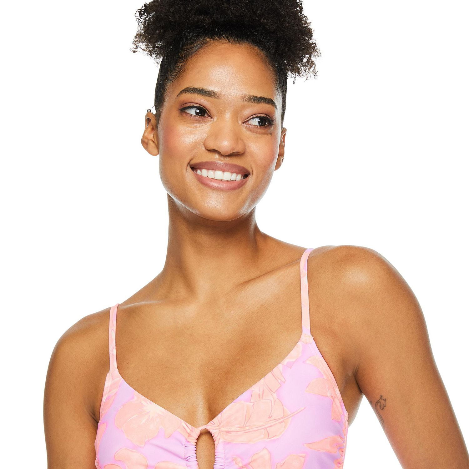 Maillot 1 pièce avec motif ajouré No Boundaries pour femmes
