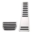 thumbnail image 2 of 2PCS Brake Pedal, Accelerator Pad Stainless Steel With PPE Rubber Non-Slip Strips Replacement For XC60 XC90 S90 V90 2018-2021, 2 of 8
