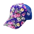 thumbnail image 1 of GDREDA Summer Hat Women's New Flower printing Sun Protection All-match Baseball Cap，Purple, 1 of 5