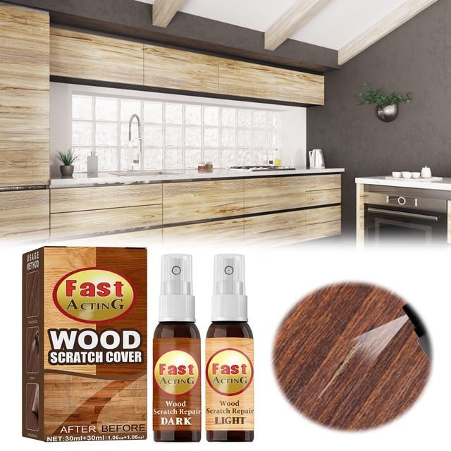 Binwennn Furniture Protector for Hardwood Floors with 2 Pack Fix It For Wood For Furniture Scratch Remover Set Fast Acting Wood Scratch For Floors Tables Carpenters 60ml