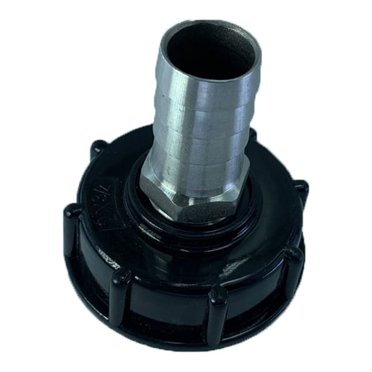 Maoww Adaptateur de Valve 60mm Entrée 25mm Réservoir Portable Connecteurs de Tuyau en Plastique Fournitures d'Eau Pièces