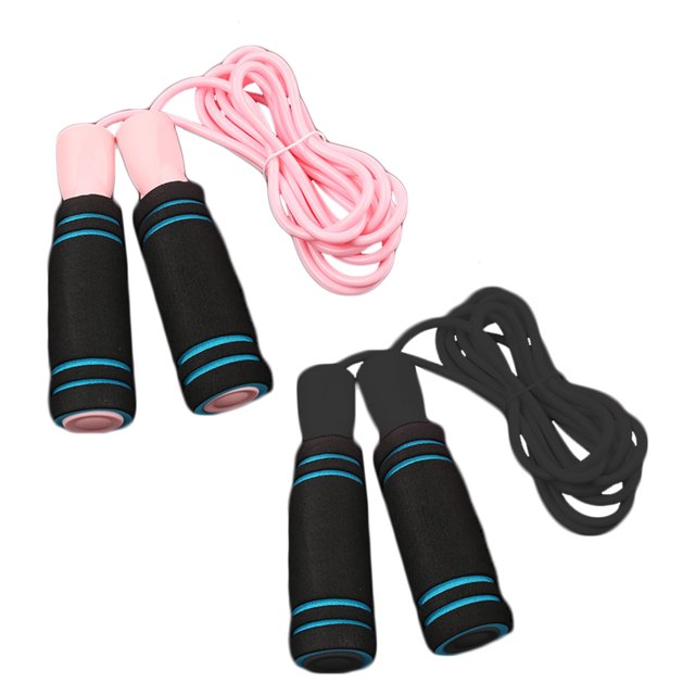 Lot de 2 Cordes à Sauter pour Enfants - Facilement Ajustables avec Poignées Antidérapantes
