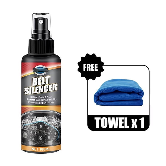 Fufafayo Belt Silencer Spray And Conditioner, Automotive Belt Dressing Reduces Noise Wear Restores Elasticity, Industrial Belt Lubricant for Fan Serpentine Timing V-Belts