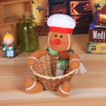 thumbnail image 4 of Merry Christmas Candy Storage Basket Xmas Decoration Santa Claus Storage Basket（Snowman）, 4 of 8