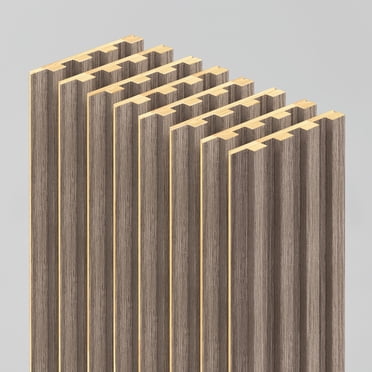 Artika Panolok 30.67FT Wall Panel Kit - Pack of 8 (Walnut)