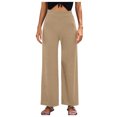 thumbnail image 1 of Birdeem Pantalon Grand Décontracté Mode Printemps et Été pour Femmes Couleur Unie Respirant Extensible Extérieur, 1 of 6
