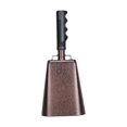 thumbnail image 4 of Cow Bell Hand Percussion Noise Makers Cowbell Loud Call Bell Concert Celebration brown, 4 of 8
