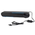 thumbnail image 2 of Wired Soundbar Speaker, USB 2.0 Dual Speaker LED Lights Desktop Soundbar Speaker Touch Control  for Home, 2 of 7