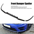 thumbnail image 3 of Front Bumper Splitter, 3PCS Front Bumper Splitter  Delicate Corners Bumper Lip Spoiler Universal for A3 A4 A6, 3 of 8