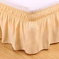 thumbnail image 3 of EIGTHTAIL Ruffled Grey King Size Bed Skirt  Dust Ruffle for King Bed with 15” Drop  Soft and Solid Microfiber  Classic Style  California King  Silver Gray Bedskirts, 3 of 6