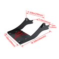 thumbnail image 2 of ECOTRIC King Tour Pack Support de Coffre avec Grille Compatible avec 1997-2008 Harley Touring FL Mount King Tour Pack Pak Loquets Rasoir, 2 of 9