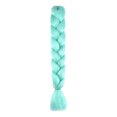 thumbnail image 1 of EGNMCR Wigs Human Hair 24 Inch Large Braid Luminous Fluorescent Large Braid Brown toupee, 1 of 2