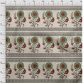 thumbnail image 4 of oneOone Tissu Georgette Viscose Brun Clair Tissu Robe Florale Maxican Tissu Imprimé au Mètre 42 Pouces de Large, 4 of 4