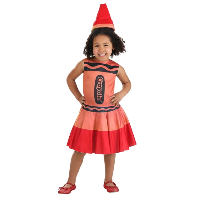 Crayola Costume de Craie de Cire Rouge pour Tout-Petit