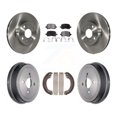 thumbnail image 1 of Transit Auto Front Rear Disc Brake Rotors Ceramic Pads and Drum Kit for Car 2002 Toyota Corolla From 04 02 K8T-103649, 1 of 11