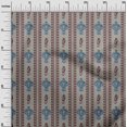 thumbnail image 2 of oneOone Tissu Polyester Lycra Tourbillon & Paisley Ikat Imprimé 1 Yard 56 Pouces de Large, 2 of 4