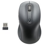 Onn. 6-Button Ergonomic Wireless Mouse - Grey