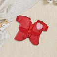 thumbnail image 3 of Doll Accessory Clothing: 17cm Doll Wearing A Unique Red Leather Jacket Design, 3 of 3