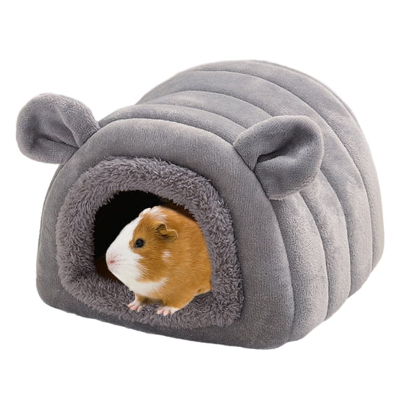 Hamster Hedgehog Guinea Pig Cave Bed Nest Hideout, Small Animals Cage Supplies Warm House