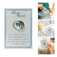 thumbnail image 3 of JJKBVCLO Always Near Glass Gem Angelversary Remembrance Gift Condolence Gift Loss Of Loved One Gift, 3 of 6