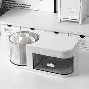 Home Essentials Desk Organizer Cute Student Stationery Tray Pencil Cup Modern Office Desk Pencil Cup Trendy Study Table Accessory Home