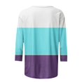 thumbnail image 4 of T-shirts d'Été pour Femmes Mode d'Été pour Femmes Ajusté à Nouer Col Rond Manches Courtes T-Shirt Femme T-Shirts d'Été T-Shirts d'Été pour Femmes Mode T-Shirts pour Femmes pour l'Été, 4 of 6