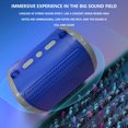 thumbnail image 4 of Yhmxh Home Appliances Kitchen Appliances New Home Essentials Intelligent Bluetooth Speaker Bluetooth Small Speakerhigh Sound Quality High Volume Car Mounted Household Card Insertion Subwoofer, 4 of 6