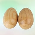 thumbnail image 4 of LEEYNEER 2pcs Wood Egg Shakers  Musical Percussion Instruments, 4 of 7