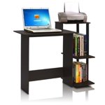 Furinno 11192EX/BK Efficient Home Laptop Notebook Computer Desk, Espresso/Black