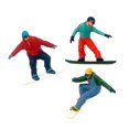 thumbnail image 1 of HILABEE 3 Pcs Peint à la Main 1/64 Modèle Miniature Ski Figurines Table Micro Paysage D, 1 of 9