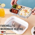 thumbnail image 4 of 40W Lunch Box Food Heated 12V 110V Fast Food Warmer Heater For Car/Truck/Home Portable Food Heating Boxes With 1.2L 304 Container, 4 of 9