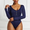 thumbnail image 1 of Mefallenssiah Femmes Mode Casual Couleur Pull Manches Longues Combinaison, 1 of 1