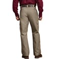 thumbnail image 3 of Dickies Mens Relaxed Fit Straight Leg Cargo Work Pants, 32W x 34L, Desert Sand, 3 of 4
