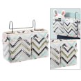 thumbnail image 4 of GROWTH TANK Organisateur de Chevet de Chevet Organisateur de Rangement de Lit Sac Suspendu de Rangement Support Noir Blanc, 4 of 9