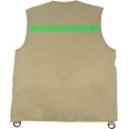 thumbnail image 3 of Cargo Vest for Kids with Reflective Straps & Bucket Hat with Chin Strap - Tan - M/L, 3 of 7