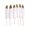 H, variant on EGNMCR Dreamcatcher 50pc Hot Stamping Feather Crafts Materials Dreamcatcher Earrings Accessories DIY The simulation feathers
