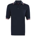 thumbnail image 1 of ADAMS USA Chemise de Baseball à Manches Courtes - Taille pour Protection de Poitrine, Marine, TTG, 1 of 2
