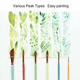 thumbnail image 3 of Watercolor Paint Brush Set, Ergonomic Handle Painting Brushes High Toughness Easy Control Portable 6pcs  For, 3 of 8