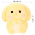 thumbnail image 4 of Shisuyan 8Pcs Resin Mini Animals Miniature Rabbit Figurines For Diy Terrarium Crafts And Garden Micro Landscaping, 4 of 8