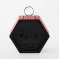 thumbnail image 4 of Réveil Hexagonal de Bureau Silencieux Parfait pour Chambre Bureau Rouge, 4 of 5