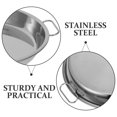 thumbnail image 3 of Shisuyan Serving Platter Stainless Steel 1Pcs 12.6X10.6X1.6In, 3 of 9