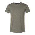 thumbnail image 1 of BELLA+CANVAS T-Shirt Jersey CVC pour Homme, 2TG, Vert Militaire Chiné, 1 of 3