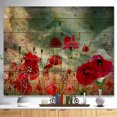 thumbnail image 2 of Design Art - Wild Red Poppy Flowers in Sky, 2 of 5