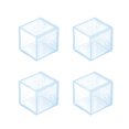 thumbnail image 3 of 4pcs/set Table Foot Cap Rubber Chair Leg Protector Square Furniture Floor Foot Pad, 3 of 10