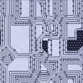 thumbnail image 1 of Ahgly Tapis d'Intérieur Lavable en Machine Carré Lavande Bleu, 8 Pieds Carré, 1 of 7