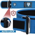 thumbnail image 3 of RDX Weight Lifting Belt 4 Adjustable Back Lumbar Support Bodybuilding, Powerlifting Functional Strength Training Core Exercise Fitness Workout Squats Deadlifts, Home Gym Equipment, 3 of 8