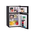thumbnail image 2 of RCA 3.2 CU FT Compact 2 Door Fridge/Freezer Combination - Black Stainless Steel, 2 of 2